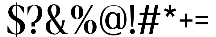 Rilex-Medium Font OTHER CHARS