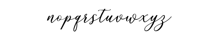 Rilland Script Font LOWERCASE