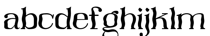 Rillogas Regular Font LOWERCASE