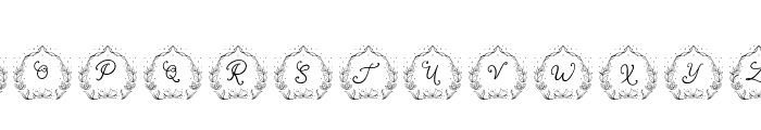 Rimana Monogram Regular Font UPPERCASE