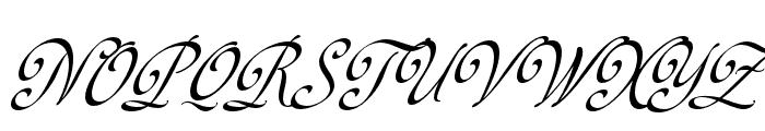 Rinapelle Script Regular Font UPPERCASE