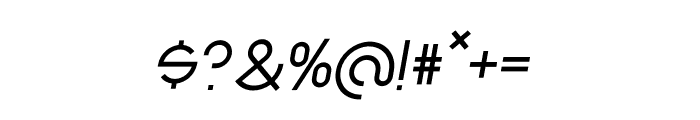 Ring Sans Regular Italic Font OTHER CHARS