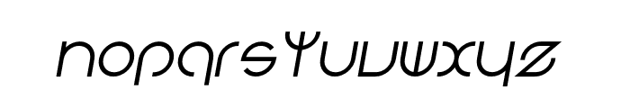 Ring Sans Regular Italic Font LOWERCASE