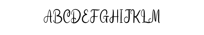 Ringheart Font UPPERCASE