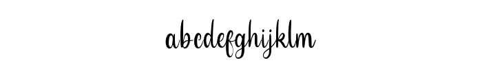 Ringheart Font LOWERCASE