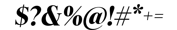 Ringle Black Italic Font OTHER CHARS