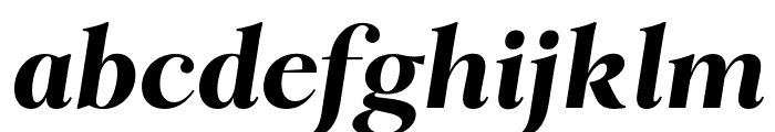 Ringle Black Italic Font LOWERCASE