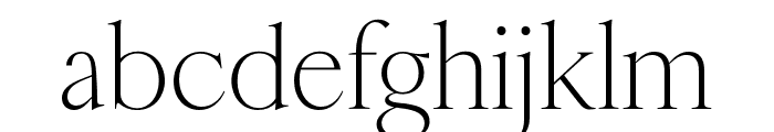 Ringle Extra Light Font LOWERCASE