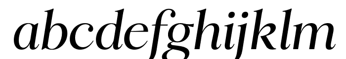 Ringle Medium Italic Font LOWERCASE