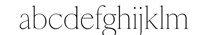 Ringle Thin Font LOWERCASE