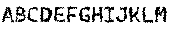 Rintik Font UPPERCASE