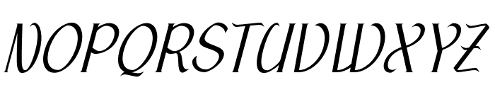 Riolanik Italic Font UPPERCASE