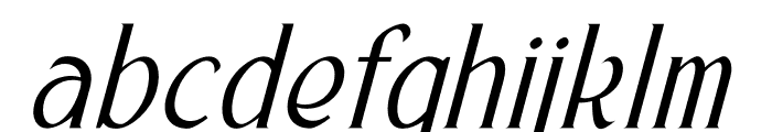 Riolanik Italic Font LOWERCASE
