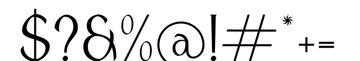 Riolanik Font OTHER CHARS