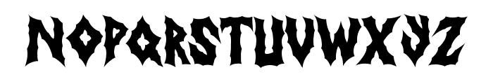 Riotspike Crossbones  Font LOWERCASE