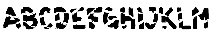 Ripped Grunge Font UPPERCASE