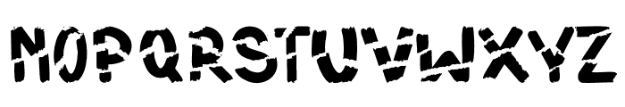 Ripped Grunge Font UPPERCASE