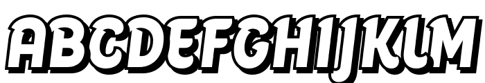 Ripster Regular Shadow Font LOWERCASE