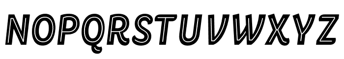 Ripster Soft Inline Font LOWERCASE