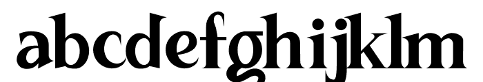 Riqsa Font LOWERCASE