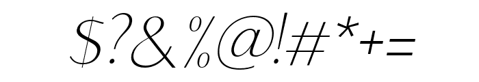 RiseofBeauty-Italic Font OTHER CHARS
