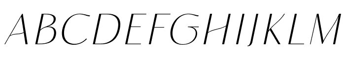RiseofBeauty-Italic Font LOWERCASE
