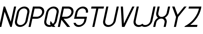 Riseup Italic Font UPPERCASE