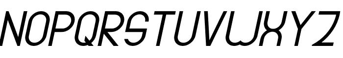 Riseup Italic Font LOWERCASE