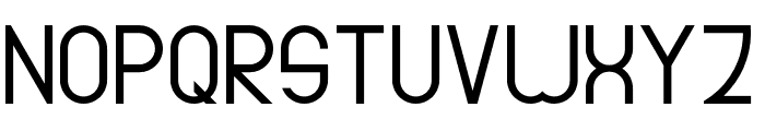 Riseup Font UPPERCASE