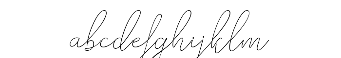 RishellaMonoline Font LOWERCASE