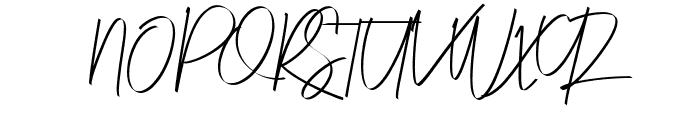 Risotto Signature Font Font UPPERCASE