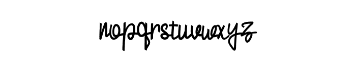 Rissya Font LOWERCASE