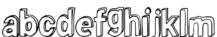 Ristea_fat Regular Font LOWERCASE