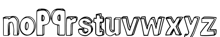 Ristea_fat Regular Font LOWERCASE