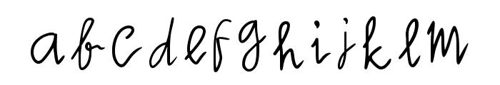 Ristea_flower Regular Font LOWERCASE