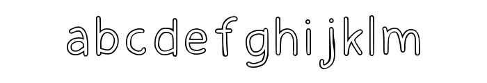 Risteaedge Regular Font LOWERCASE