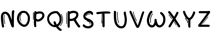 Ristealine Regular Font UPPERCASE