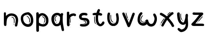 Ristealine Regular Font LOWERCASE