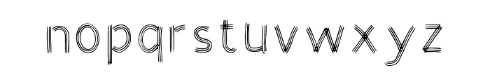 Ristealine3 Regular Font LOWERCASE