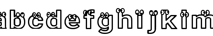 Risteatoon Regular Font LOWERCASE