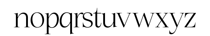 Ristford-Regular Font LOWERCASE