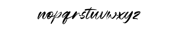 RisthiyaBrush Font LOWERCASE