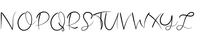 Ristty Style Font UPPERCASE
