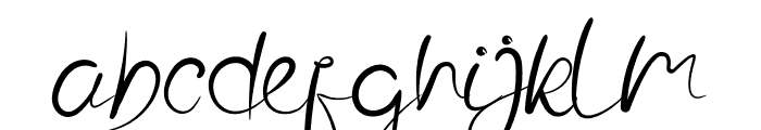 Ristty Style Font LOWERCASE