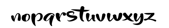 Ristuft Font LOWERCASE