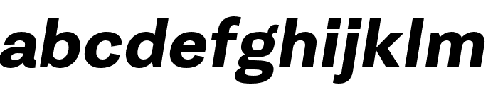 Ritola Sans Italic Font LOWERCASE