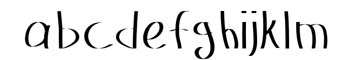 Ritzer-Regular Font LOWERCASE