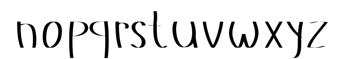 Ritzer-Regular Font LOWERCASE