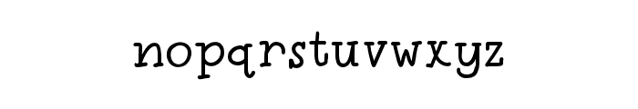 River Road Typewriter Serif Regular Font LOWERCASE