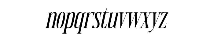 River SHINE Italic Font LOWERCASE